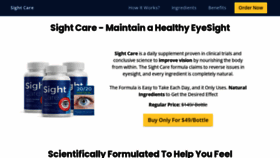 What Sightcarebuynow.us website looked like in 2023 (1 year ago)