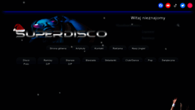 What Superdisco.pl website looked like in 2023 (This year)
