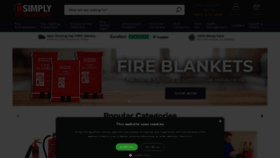 What Simplyextinguishers.co.uk website looked like in 2023 (This year)