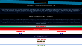 What Sattamatkagolden.com website looked like in 2023 (This year)