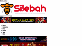 What Silebah.com website looked like in 2023 (This year)