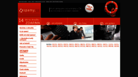What Spamy.cz website looked like in 2023 (This year)