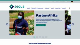 What Sequa.de website looked like in 2023 (2 years ago)