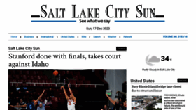 What Saltlakecitysun.com website looked like in 2023 (This year)