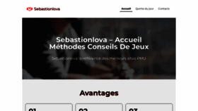 What Sebastionlova.com website looked like in 2023 (This year)