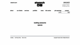 What Staarch.com website looked like in 2023 (This year)