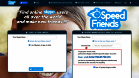 What Speed-friends.com website looked like in 2023 (This year)