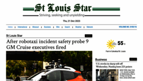 What Stlouisstar.com website looked like in 2023 (This year)