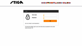 What Stiga.ev-portal.com website looked like in 2023 (This year)