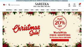 What Sareeka.com website looked like in 2023 (This year)