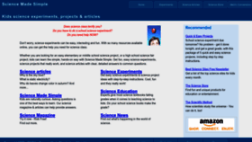 What Sciencemadesimple.net website looked like in 2023 (This year)