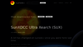 What Sunxdcc.com website looked like in 2023 (This year)