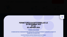 What Seavallon.fr website looked like in 2023 (This year)
