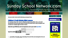 What Sundayschoolnetwork.com website looked like in 2023 (This year)