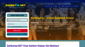 What Sohbet32.net website looked like in 2023 (This year)