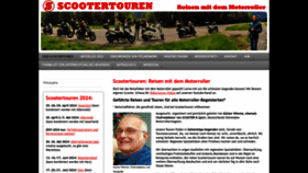 What Scootertouren.de website looked like in 2023 (This year)