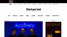 What Startupsreal.com website looked like in 2023 (This year)