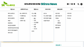 What Skinnonews.com website looked like in 2023 (This year)