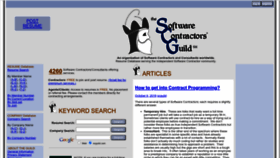 What Scguild.com website looked like in 2023 (This year)