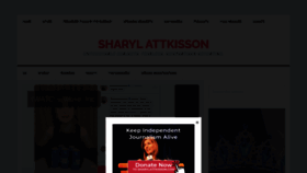 What Sharylattkisson.com website looked like in 2023 (This year)
