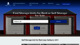 What Selfstorages.com website looked like in 2023 (This year)