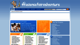 What Sciencefairadventure.com website looked like in 2023 (This year)
