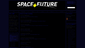 What Spacefuture.com website looked like in 2023 (This year)