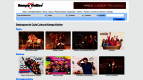 What Sampaonline.com.br website looked like in 2024 (1 year ago)