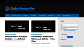 What Solucionarios.net website looks like in 2024 