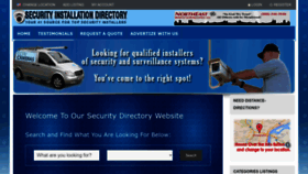 What Securityinstallationdirectory.com website looks like in 2024 