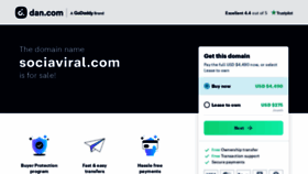 What Sociaviral.com website looks like in 2024 