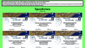 What Speedcroco.de website looks like in 2024 