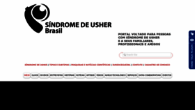 What Sindromedeusherbrasil.com.br website looks like in 2024 