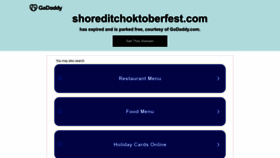 What Shoreditchoktoberfest.com website looks like in 2024 
