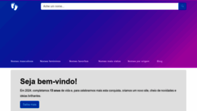 What Significadodonome.com website looks like in 2024 