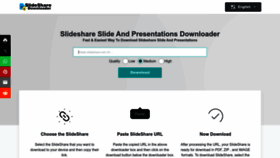 What Slidesharedownloader.net website looks like in 2024 