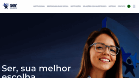 What Sereducacional.com website looks like in 2024 