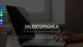What Salentopaghe.it website looks like in 2024 