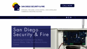 What Sandiegosecurityandfire.com website looks like in 2024 