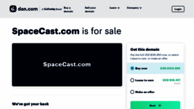 What Spacecast.com website looks like in 2024 