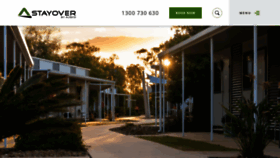 What Stayover.com.au website looks like in 2024 