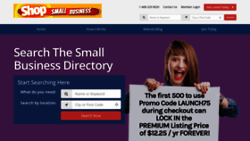 What Shopsmall.directory website looks like in 2024 