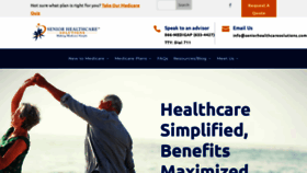 What Seniorhealthcaresolutions.com website looks like in 2024 