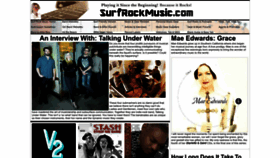 What Surfrockmusic.com website looks like in 2024 
