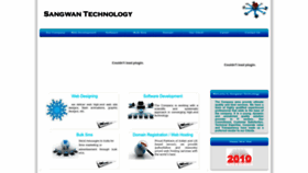 What Sangwantechnology.com website looks like in 2024 