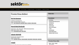 What Sektortanitim.com website looks like in 2024 