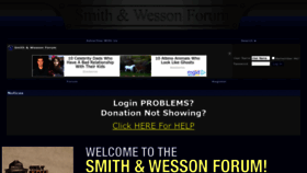 What Smith-wessonforum.com website looks like in 2024 
