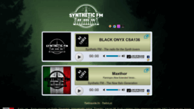 What Syntheticfm.com website looks like in 2024 