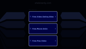 What Shelsnerdy.com website looks like in 2024 