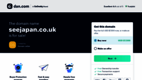 What Seejapan.co.uk website looks like in 2024 